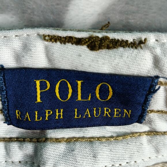 Polo Ralph Lauren Cargo Shorts Mens 42 Khaki Classic Polo Chino Utility Pockets - Picture 9 of 10